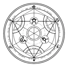 Alchemiekreis aus Fullmetal Alchimist
